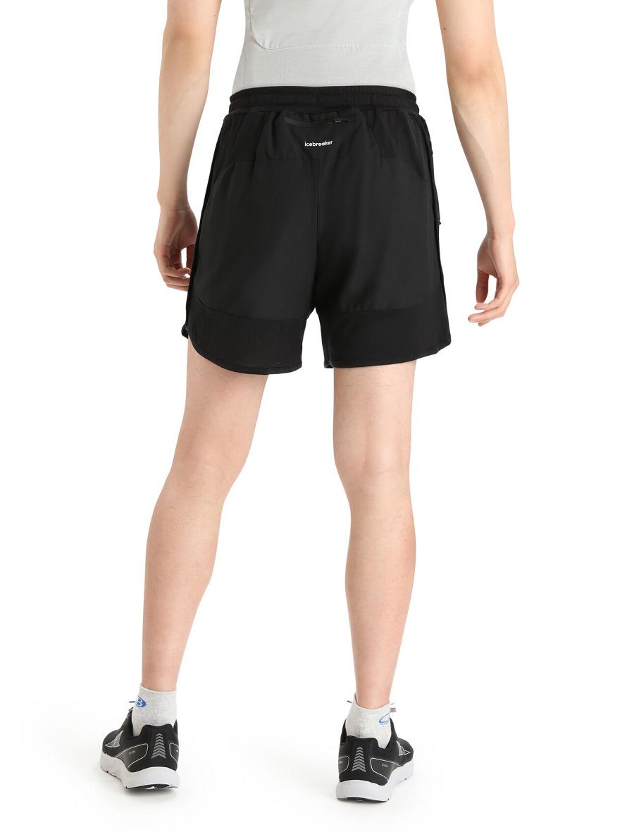 Shorts Icebreaker ZoneKnit™ Merino Homme Noir | FR 1110BEXC